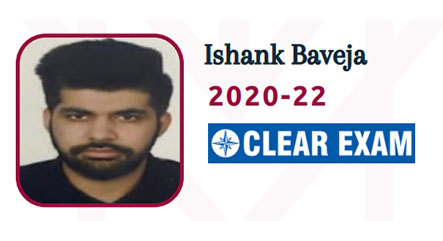 Ishank Baveja - Clear Exam