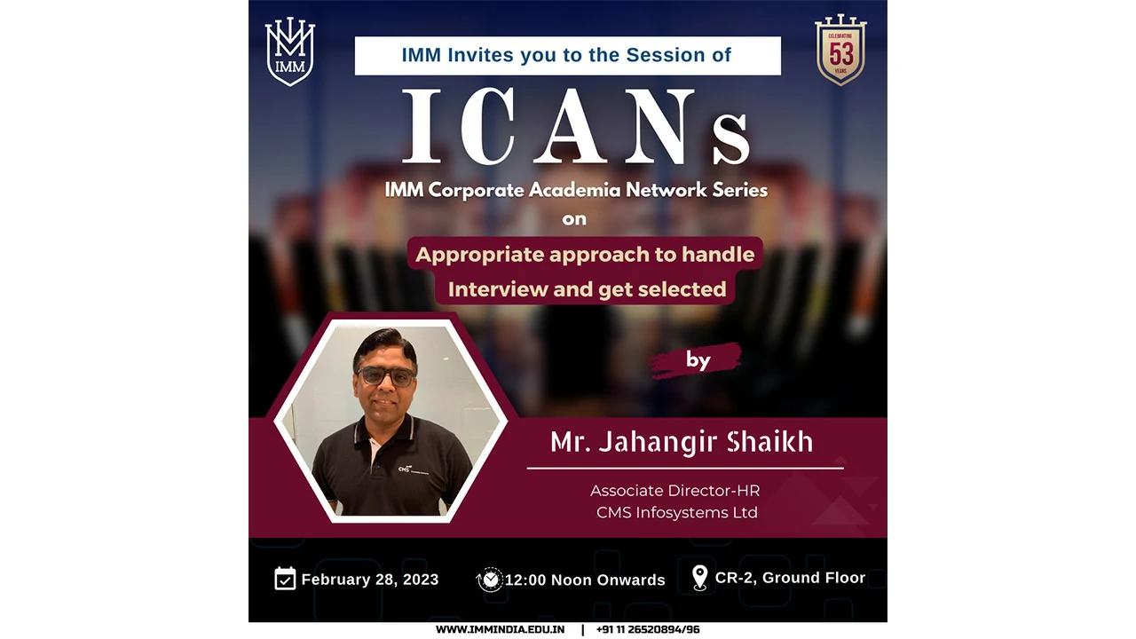 ICANs Series - Session 10