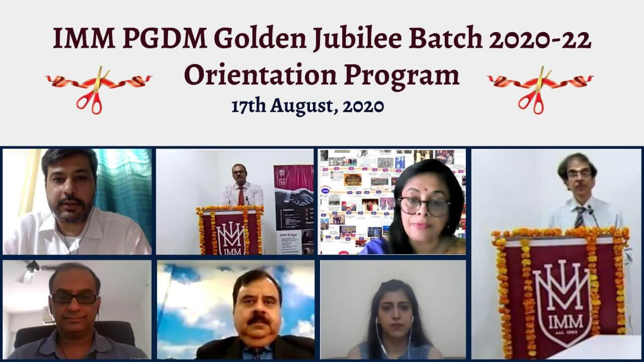 Inaugural Session PGDM 2020-22 Batch
